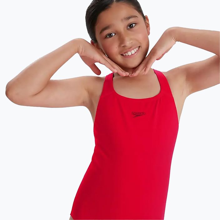 Speedo Eco Endurance+ Medalist piros egyrészes gyermek fürdőruha 11