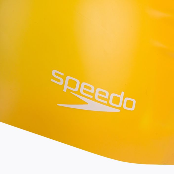 Speedo Plain Moulded szilikon úszósapka sárga 68-70984 3