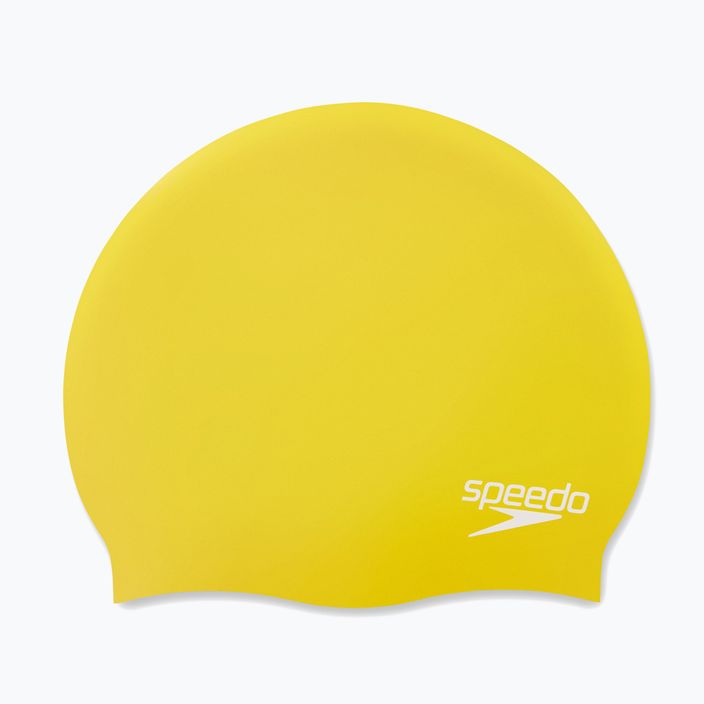 Speedo Plain Moulded szilikon úszósapka sárga 68-70984 4