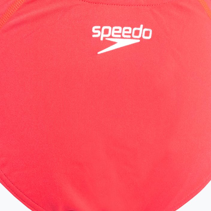 Speedo Lane Line Back Solid Solid rózsaszín 68-13441 egyrészes gyermek fürdőruha 3