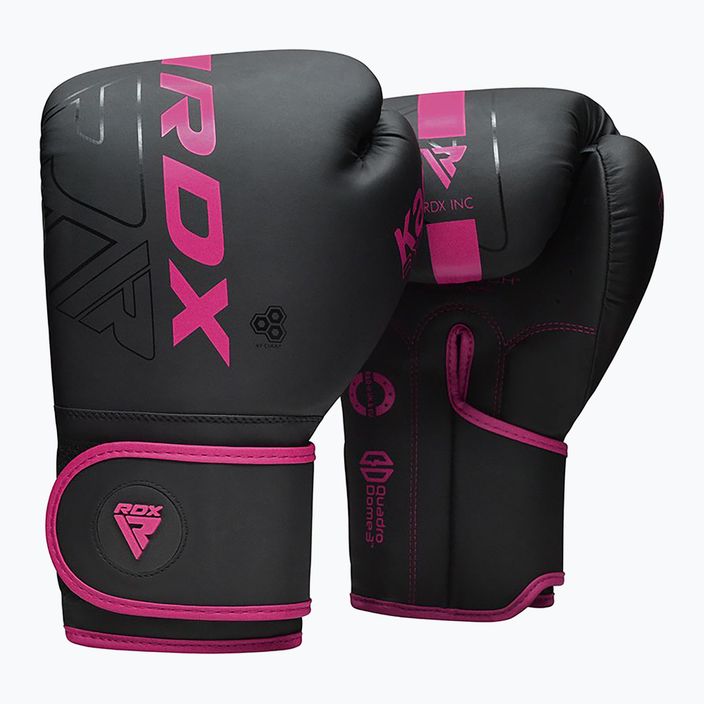 RDX F6 fekete-rózsaszín bokszkesztyű BGR-F6MP 8