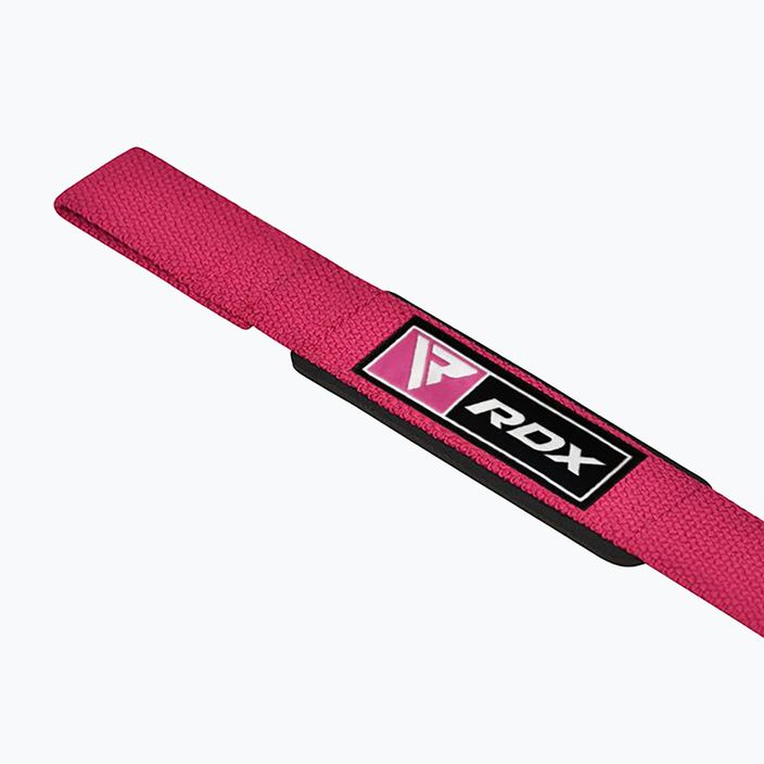 RDX Single Strap súlyemelő hevederek rózsaszín WAN-W1P+ 2