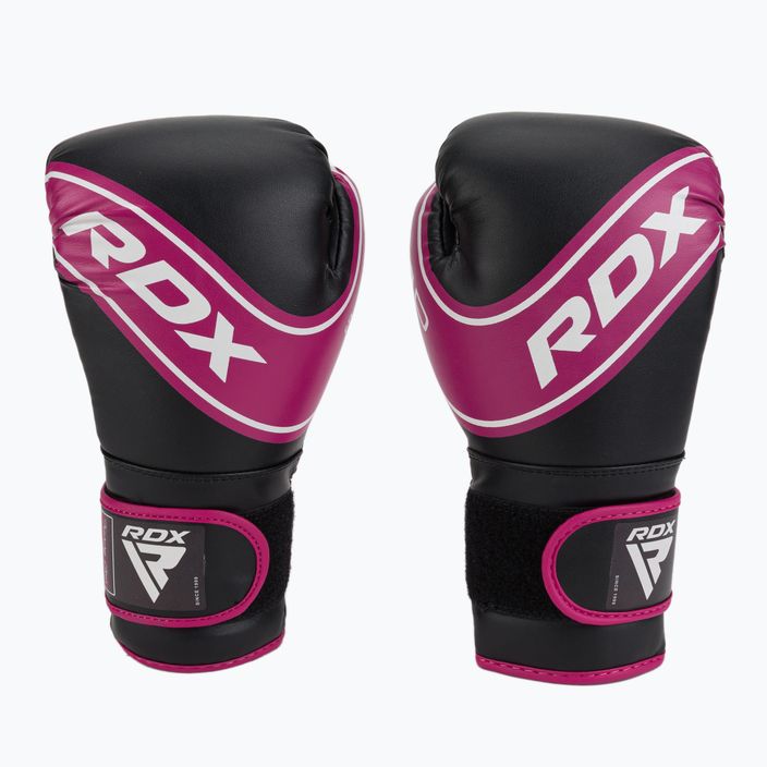 RDX gyermek bokszkesztyű fekete és rózsaszín JBG-4P 2