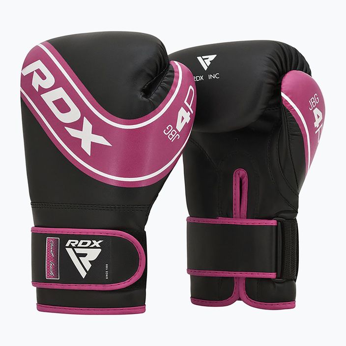 RDX gyermek bokszkesztyű fekete és rózsaszín JBG-4P 12