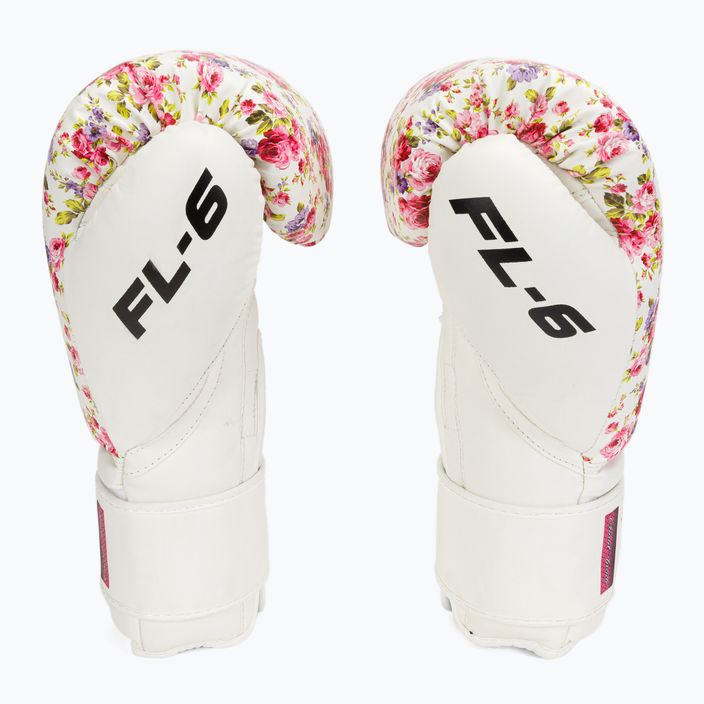 RDX FL-6 fehér és rózsaszín bokszkesztyű BGR-FL6W 4