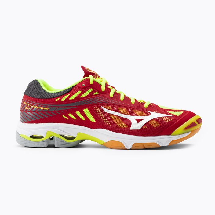 Férfi röplabda cipő Mizuno Wave Lightning Z4 piros V1GA18180001 2