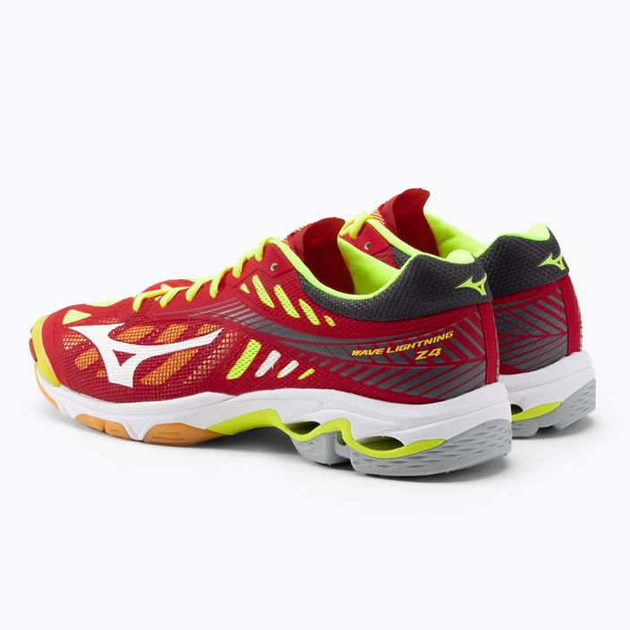 Férfi röplabda cipő Mizuno Wave Lightning Z4 piros V1GA18180001 3