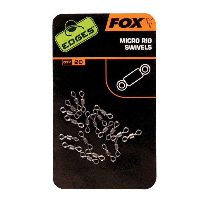 Fox Edges Micro Rig Swivels ponty Swivels fekete CAC538 2