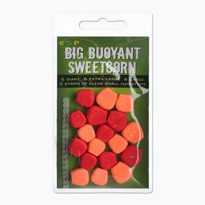 ESP Big Buoyant Sweetcorn piros-narancs színű mesterséges kukoricacsali ETBSCOR004 2