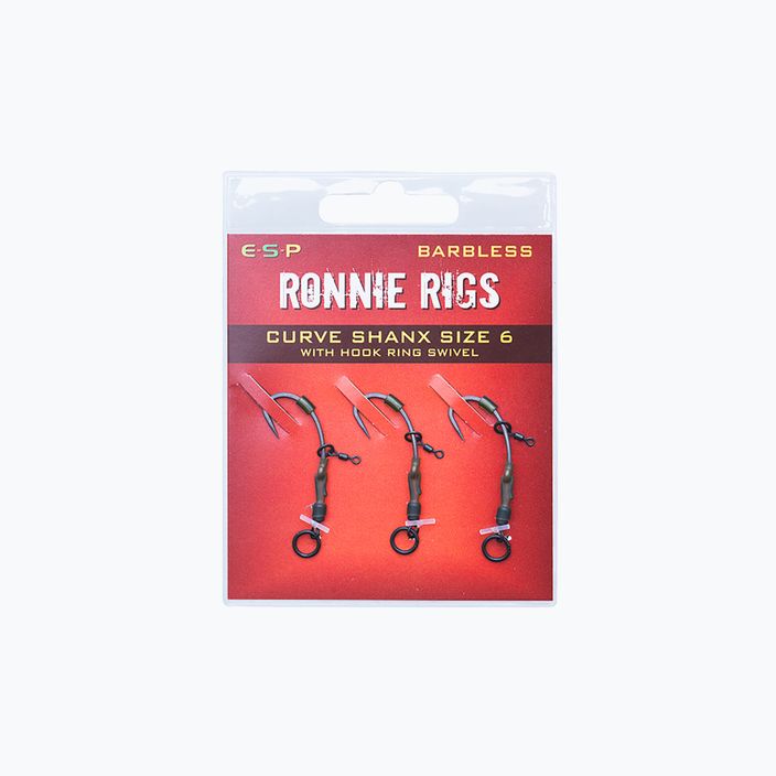 ESP Ronnie Rigs Barbless pontyos vezetők fekete EHRRHRS006B