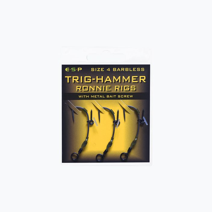 ESP Trig-Hammer Ronnie Rigs Barbless pontyos vezetők fekete EHRRRRTH006B 2