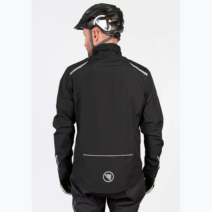 férfi kerékpáros kabát Endura Hummvee Waterproof black 3
