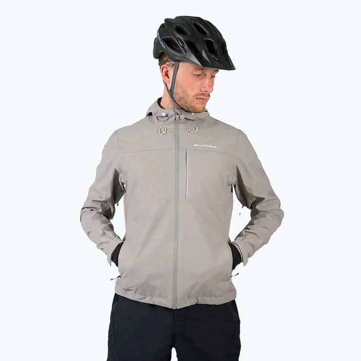 férfi kerékpáros kabát Endura Hummvee Waterproof Hooded fossil