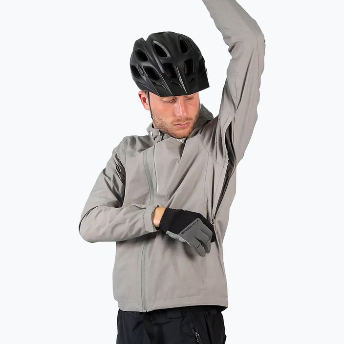 férfi kerékpáros kabát Endura Hummvee Waterproof Hooded fossil 4
