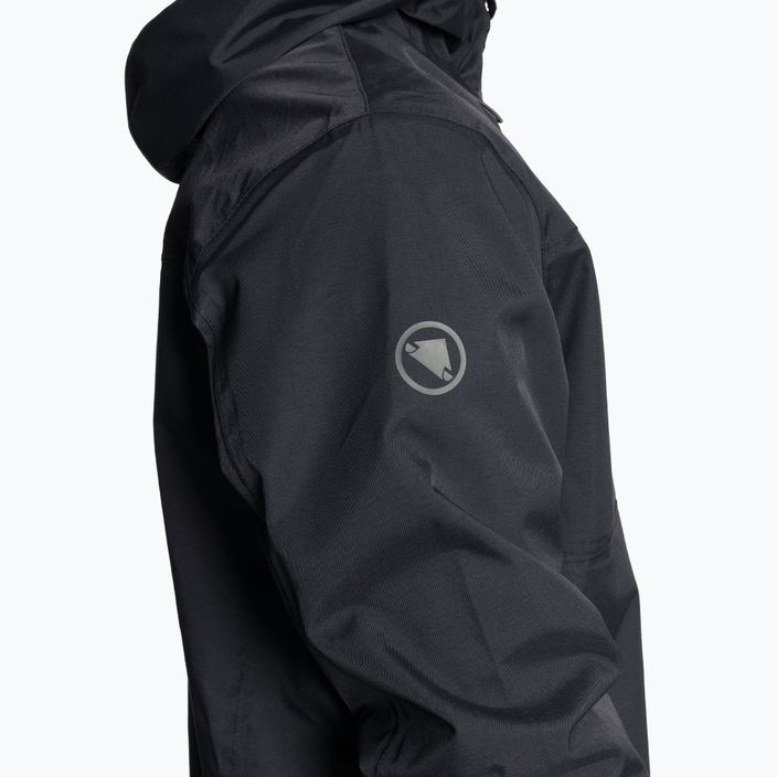 férfi kerékpáros kabát Endura Hummvee Waterproof Hooded black 5