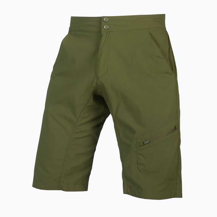 Endura Hummvee Lite Short olive green férfi biciklis rövidnadrág