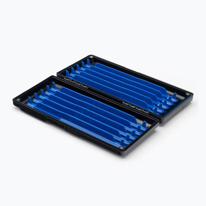 15 cm-es vezető pénztárca Preston Mag Store Hooklenght Box fekete/kék P0220002 2