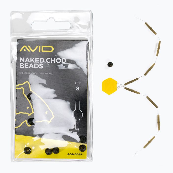 Avid Carp Naked Chod gyöngyök 8 db. Camo A0640039 2