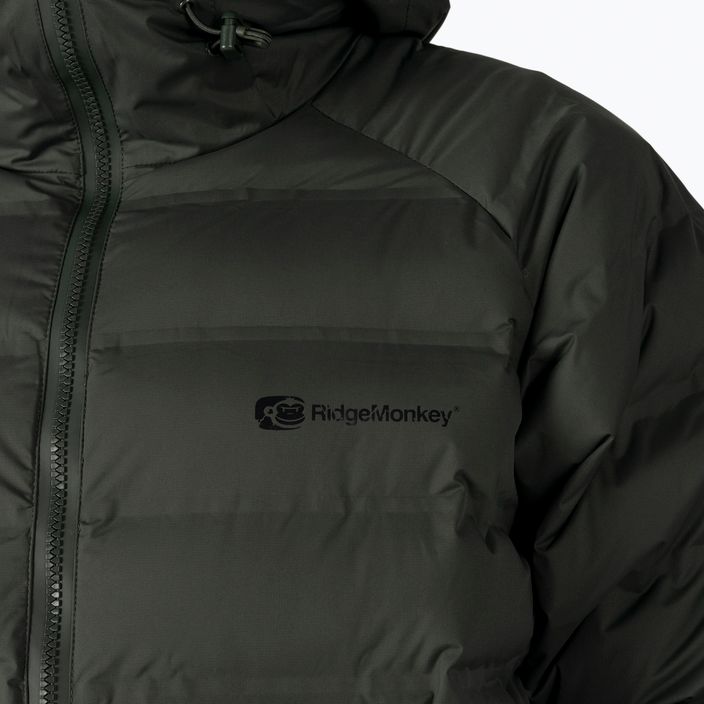 Férfi RidgeMonkey Apearel K2Xp vízálló kabát zöld RM603 4