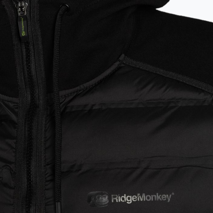 Férfi Ridgemonkey Apearel nehézsúlyú cipzáras dzseki fekete RM653 3
