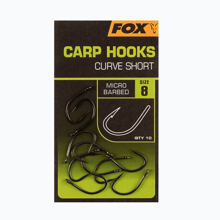 Fox pontyhorgok Armapoint Curve Shank rövid fekete CHK238 2
