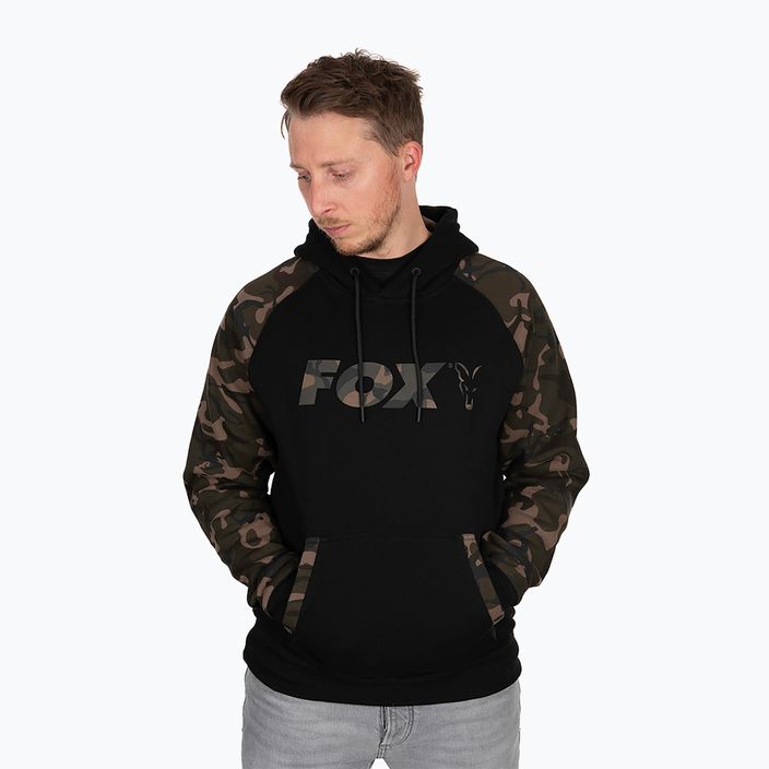 Fox International Raglan Hoody fekete/kamó melegítőfelső