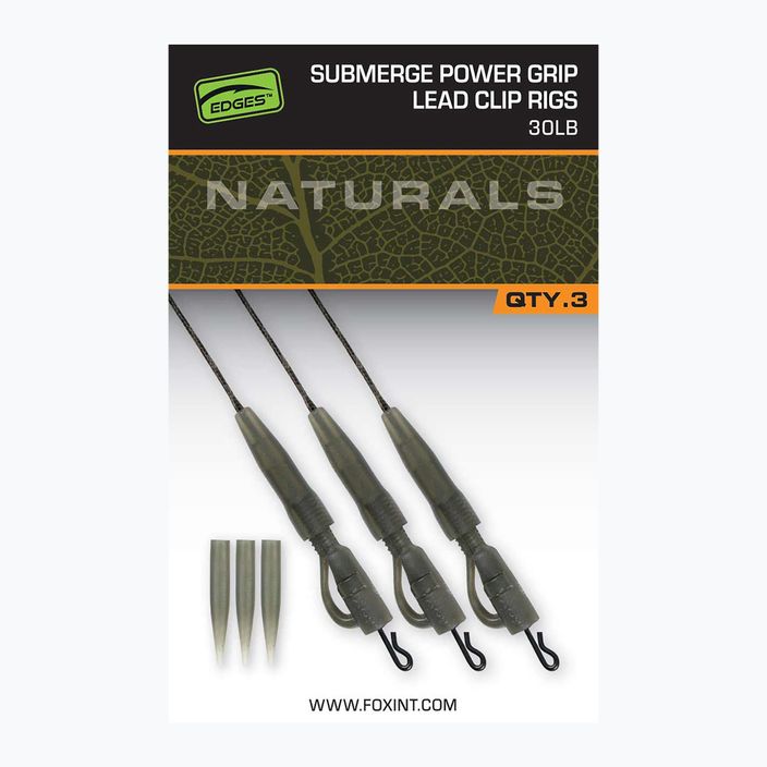 Fox International Naturals Sub Power Grip Lead Clip 3 pontyvezető.