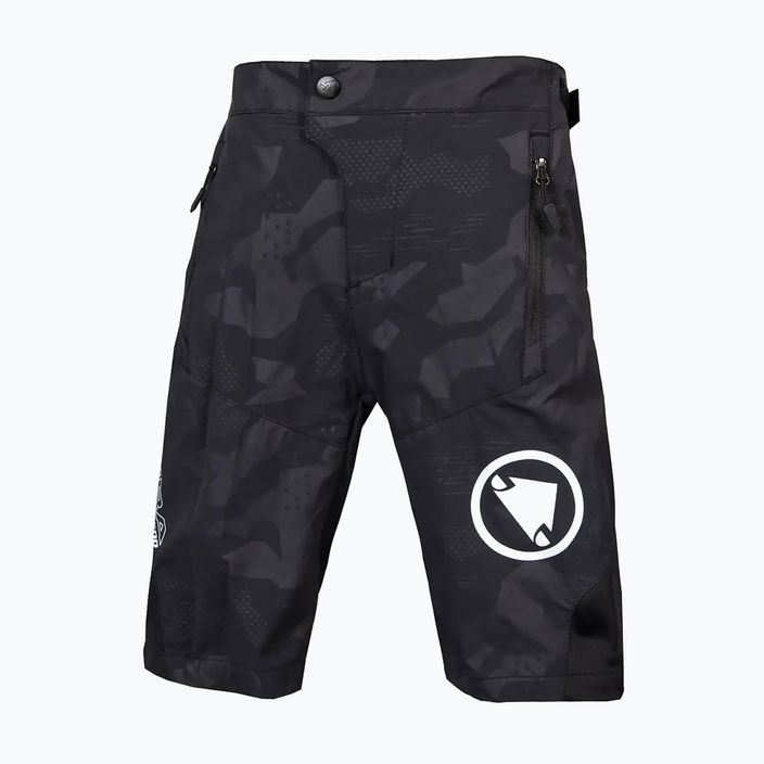 Gyermek kerékpáros rövidnadrág Endura MT500 Jr Burner Short black camo 4