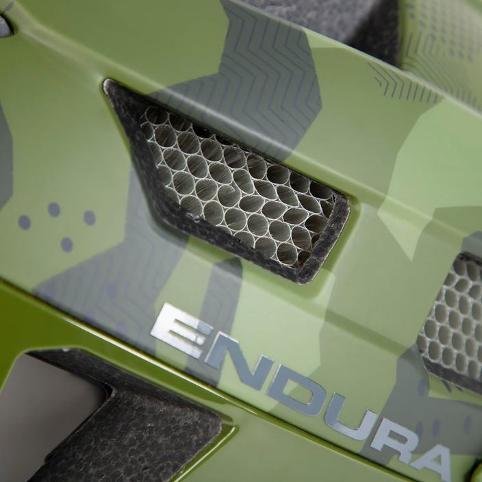 kerékpáros sisak Endura Singletrack MIPS tonal olive 6