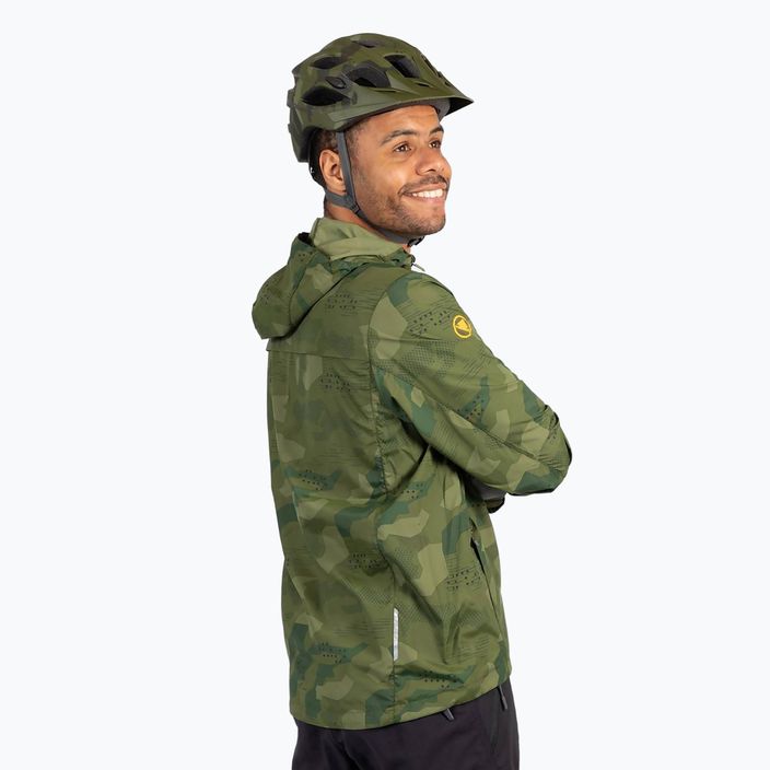 férfi kerékpáros kabát Endura Hummvee Windshell tonal olive 7
