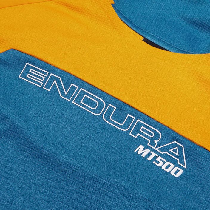 Endura MT500 Burner kék acél férfi kerékpáros hosszú ujjú 10