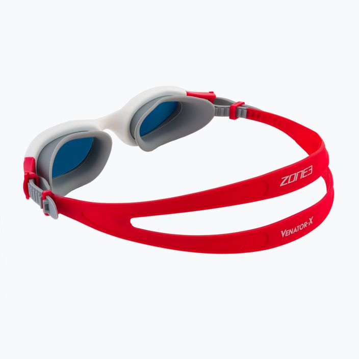 Zone3 Venator-X piros-fehér úszószemüveg SA21GOGVE108 4