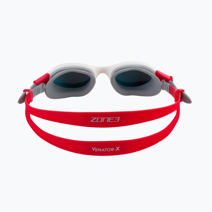 Zone3 Venator-X piros-fehér úszószemüveg SA21GOGVE108 5