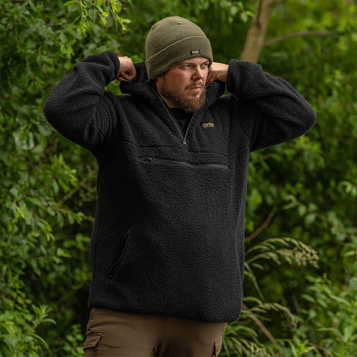 Férfi pulóver  Avid Carp Sherpa Pullover black 2