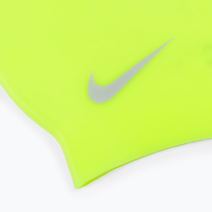 Nike Solid Silicone gyermek úszósapka sárga TESS0106 2