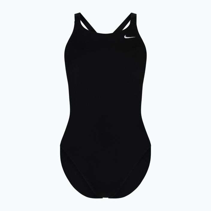 Női egyrészes fürdőruha Nike Hydrastrong Solid fekete NESSA001-001