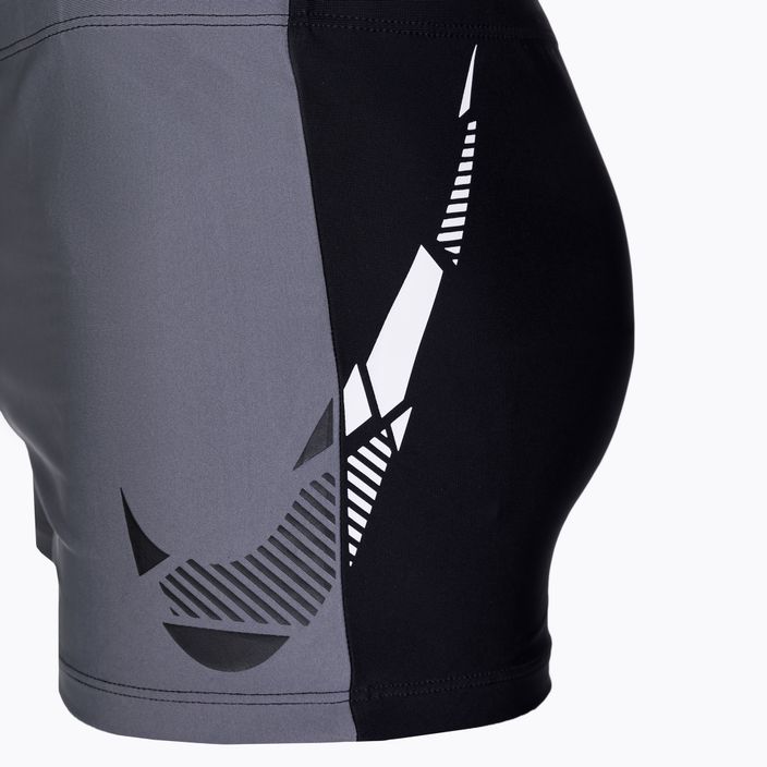Férfi Nike Logo Aquashort úszó boxeralsó fekete-szürke NESSA546-001 2