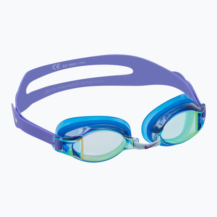 Nike úszószemüveg CHROME MIRROR lila-kék NESS7152-990