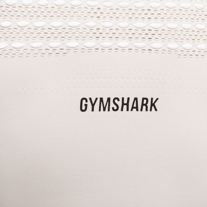 Női Gymshark Energy Seamless Crop Top krém fehér 7