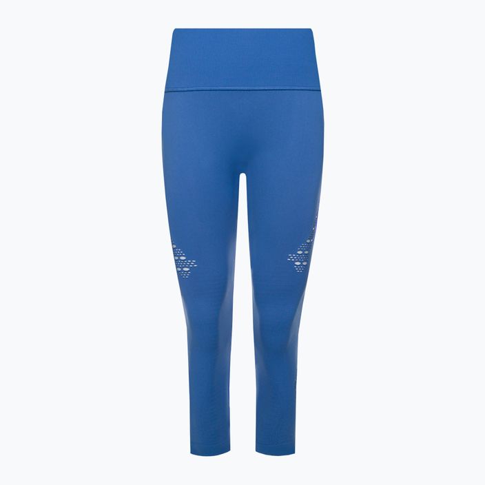 Női edző leggings Gymshark Energy Seamless Crop kék 5