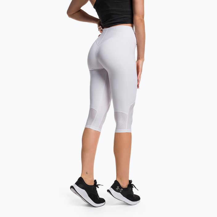 Női edző leggings Gymshark Pulse Cropped fehér 3