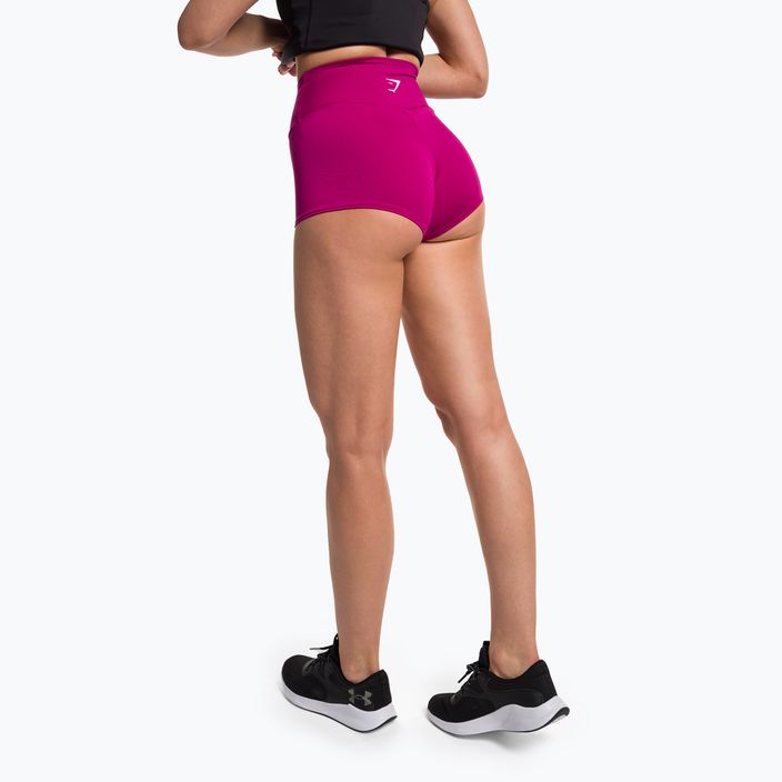 Női Gymshark edző rövidnadrág bogyó rózsaszínű 3