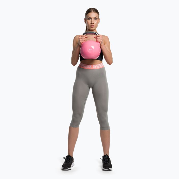 Női edzés leggings Gymshark Fit Cropped füstös szürke 2