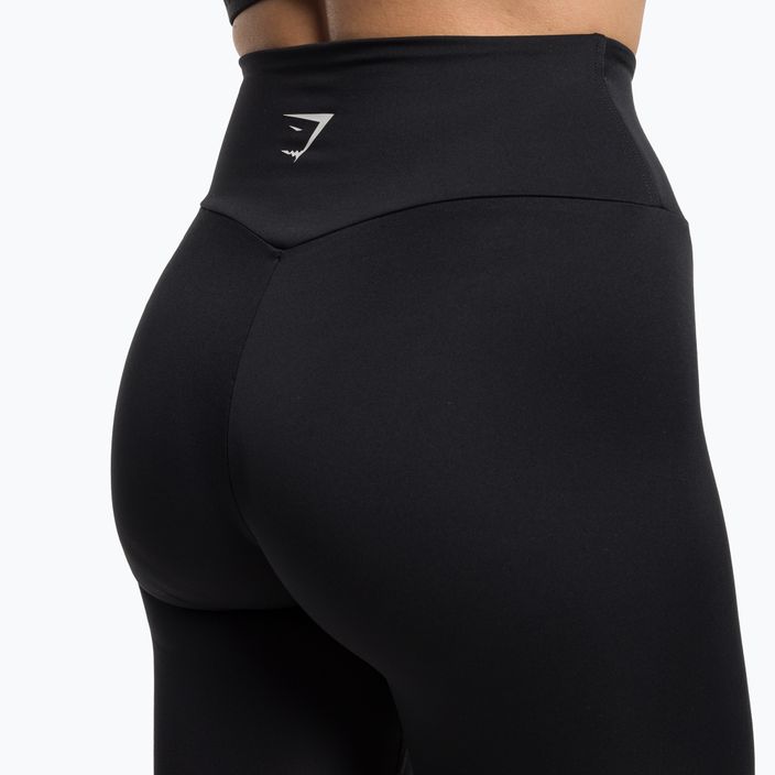 Női Gymshark edzőtermi leggings fekete/fehér 4