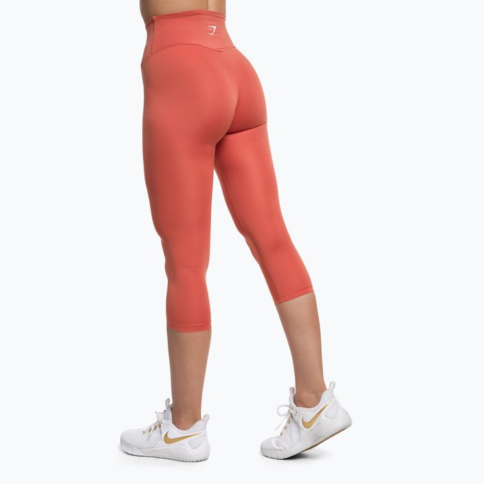 Női Gymshark Training leggings 7/8 föld narancssárga 3