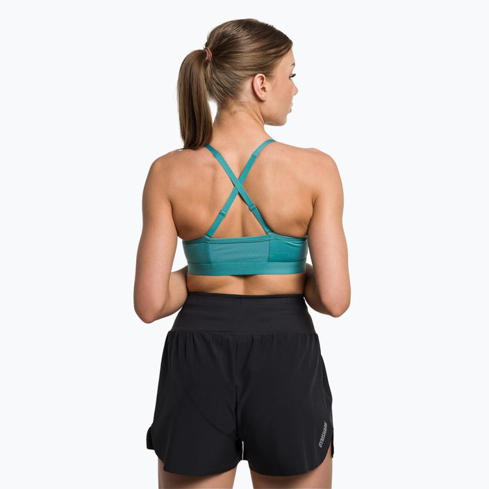 Gymshark Ruched Training Sports fauna teal fitnesz melltartó 3