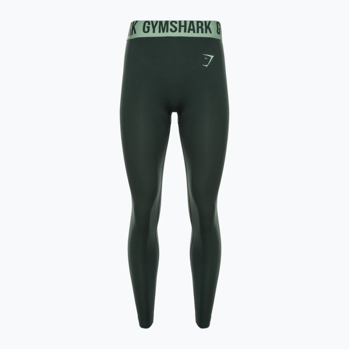 Női edző leggings Gymshark Fit obszidián zöld 5