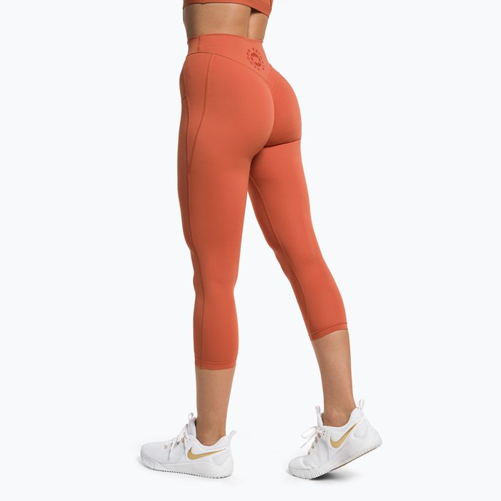 Női edző leggings Gymshark KK Twins föld narancssárga 3