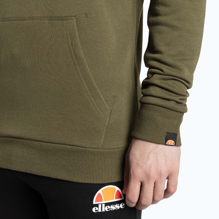 Férfi edző pulóver Ellesse Ferrer Oh Hoody khaki színben 4