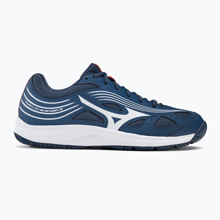 Mizuno Cyclone Speed 3 kék-fehér röplabda cipő V1GA218021 2